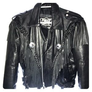 100% Leather Jacket XL